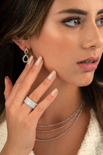 Load image into Gallery viewer, LUNA · 18k White Gold Designer Ring pavé-set with 284 Round Brilliant Cut Natural Diamonds.